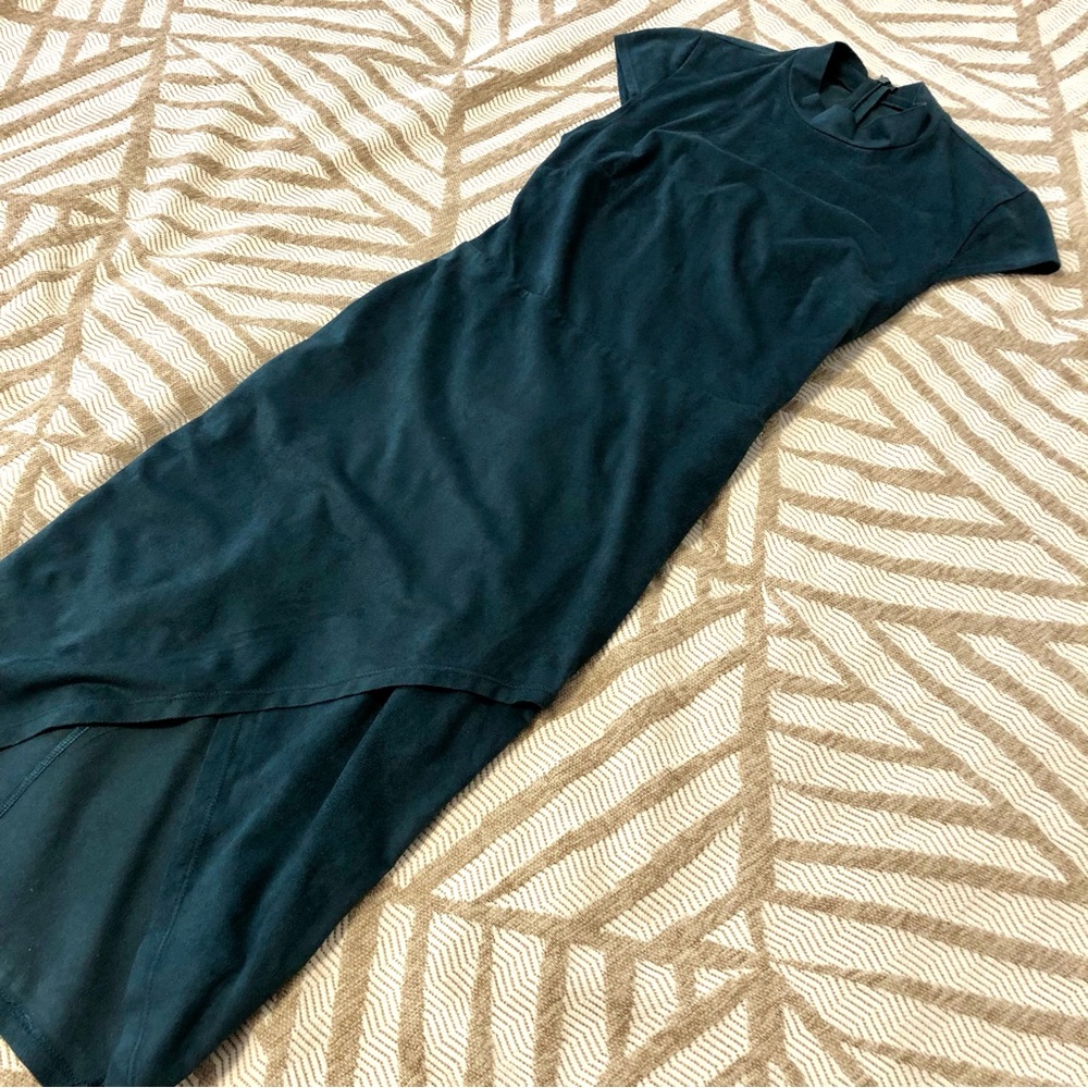 Windsor Deep Teal High-Low Maxi Dress